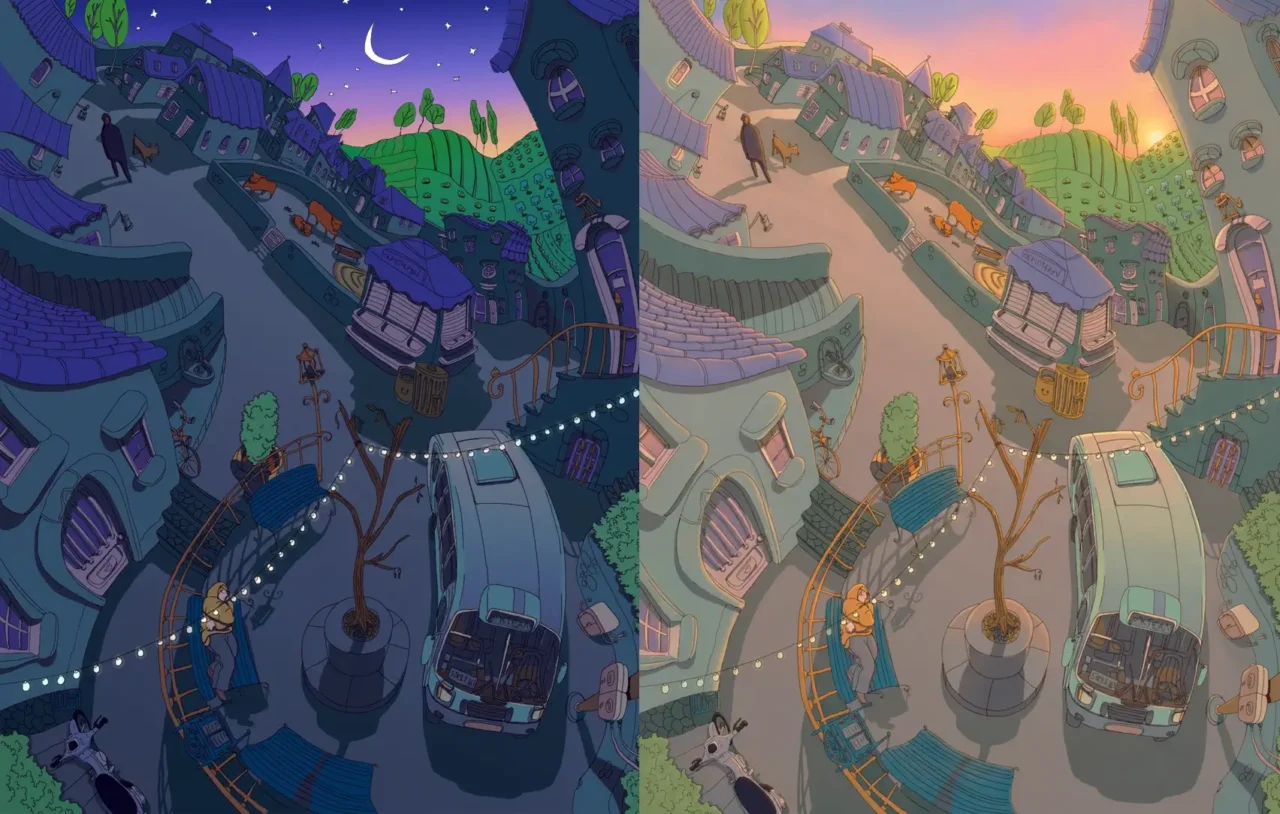 Village panorama